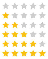 five stars customer product rating review store rating review service rating from zero to five stars