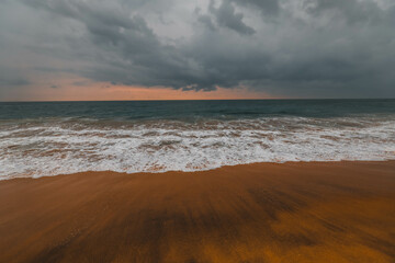 beautiful sunset sea, Beautiful sunrise over the sea