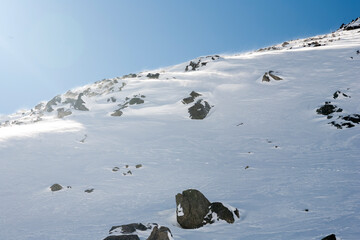 Fototapeta na wymiar New Zealand Snow Capped Mountains