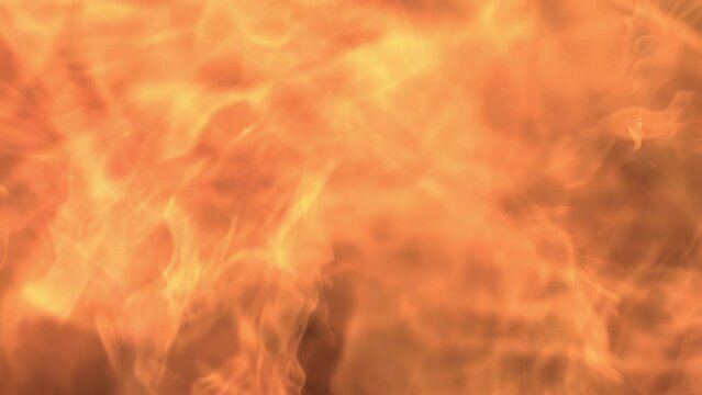 Extreme close up of a raging fire and flames, 4k 24p. This shot is available on this site at other framerates too.