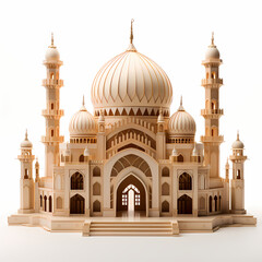 Fototapeta na wymiar mosque 3D