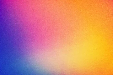 Gardinen Gold red coral orange yellow peach pink magenta purple blue abstract background. Color gradient, ombre. Colorful, multicolor, mix, iridescent, bright, fun. Rough, grain, noise,grungy.Design.Template. © Наталья Босяк