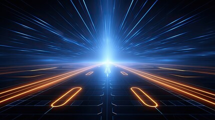 abstract technology motion light  neon background