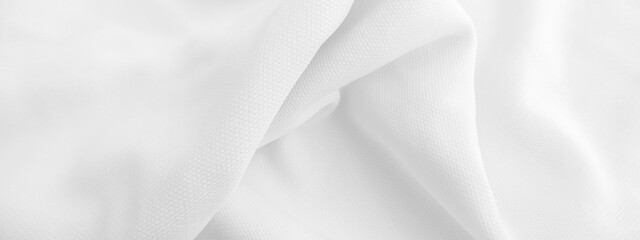 White fabric texture. Cloth background.