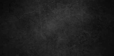 Abstract black stone wall texture grunge rock surface. dark gray background backdrop. wide panoramic banner. old wall stone for dark black distressed grunge background wallpaper rough concrete wall.