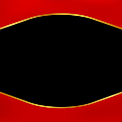 vector template blank background black red and gold golden 

