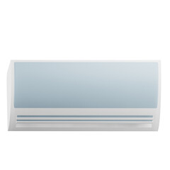 3d render air conditioner illustration with transparent background