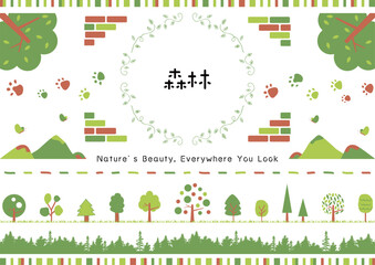 森林イラスト素材集 © kid_a