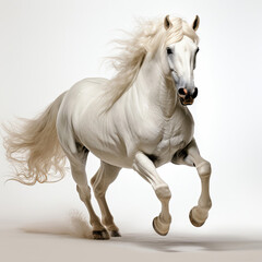 A beautiful Arabian horse showcasing its grace and freedom.