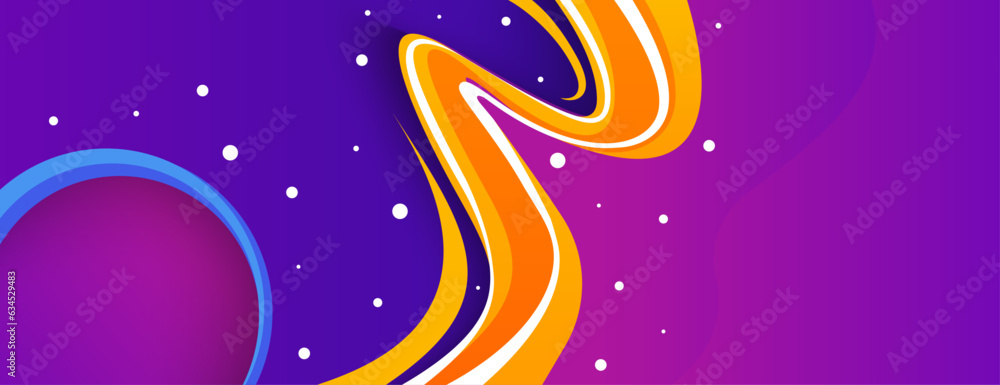 Poster minimal modern cover design. dynamic colorful gradients background. future geometric patterns. poste