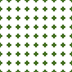 Seamless St. Patrick's Day pattern, transparent background, PNG illustration