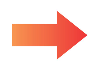 シンプルなグラデーションの矢印