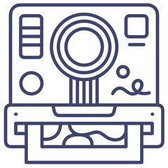 camera photography icon symbol image vector. Illustration of multimedia photographic lens grapich design image.