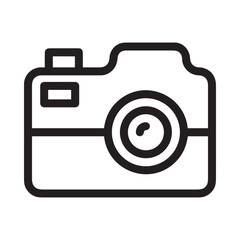 camera photography icon symbol image vector. Illustration of multimedia photographic lens grapich design image.