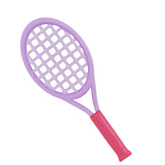 3d tennis realistic Sport exercise clip art on transparent background