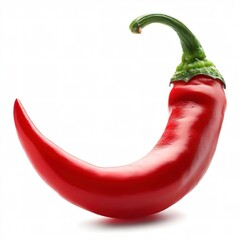 chili pepper isolated on white background - obrazy, fototapety, plakaty