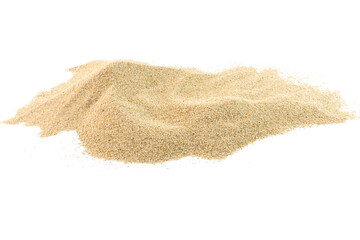Pile of Sand Isolated on White Background