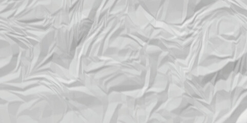 White crumpled paper. Crumpled paper texture background. Rough and textured in white paper. The textures can be used for background of text or any contents.	
