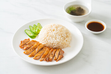 Grilled Chicken with Steamed Rice