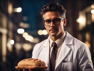 Portrait of a male doctor