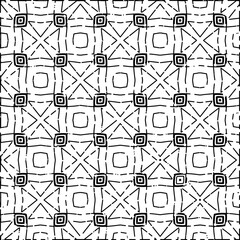 White background with black Dashes lines. Plain background with  simpe pattern. Black and white color. Abstract background for web page, textures, card, poster, fabric, textile.