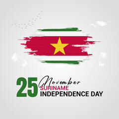 Suriname independence day design