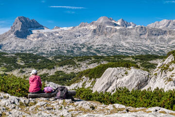 Fototapeta premium Dachstein - Krippenstein Hochplateau