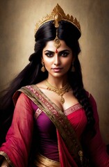 Epic Portraits of Pirate Indian Queens and the Enigmatic Queen of the Ocean - Unveiling a Mythic Tale Created with Generative AI