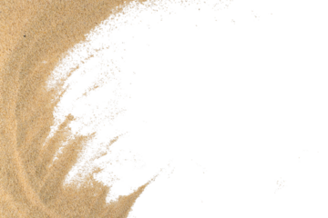 Sand Border Isolated Transparent Background