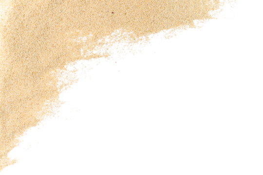 Sand Border Isolated Transparent Background