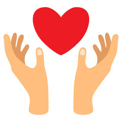Flat Charity Sticker