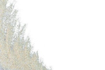 Sand Border Isolated Transparent Background