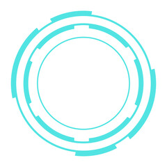 Futuristic Circle Frame