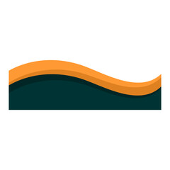 Modern Wave Footer