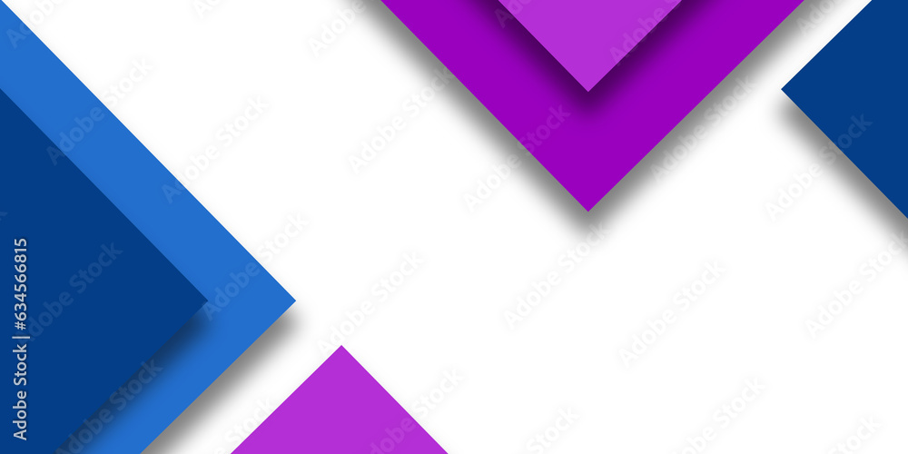 Aufkleber abstract background overlapping pink and blue triangle layers decor with copy space for text