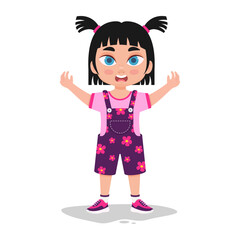 The child wants to scare