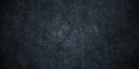 Dark black blackboar and clarkboard stone wall concrete grunge backdrop texture background. vintage slate grunge concrete wall black backdrop vintage marbled textured border background.	