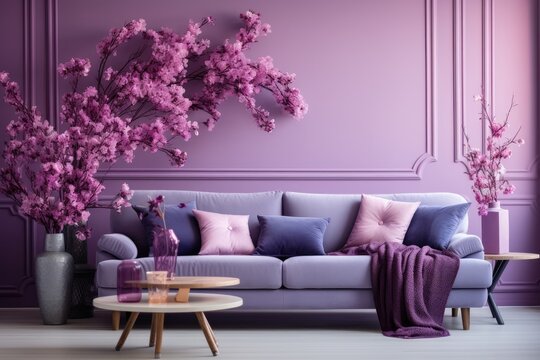 Purple Living Room Images Browse 33