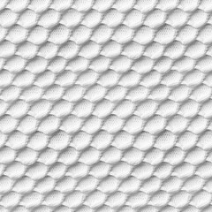 Truly seamless white knitted pattern canvas background