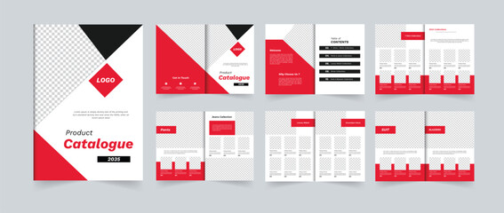 Modern Fashion product catalog design Men and women fashion catalog template