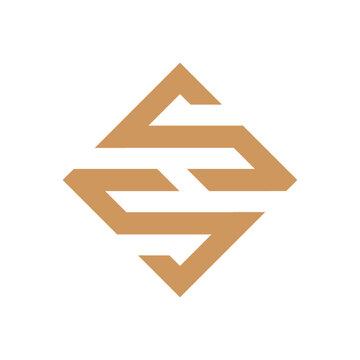 SS monogram logo vector design illustration