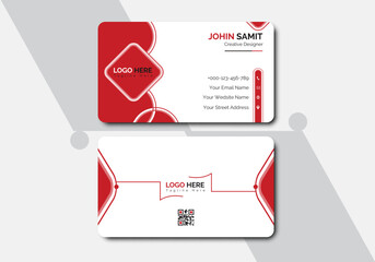 Modern business card design, Personal visiting card, Creative business card design, Modern presentation card design, Professional visiting card design, Vector illustration.