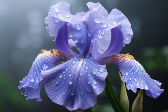 Macro Photography Iris Flower