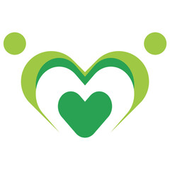 Blue and Green Healthy Life Logo