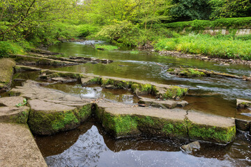 Water of Leith River in Edinburgh - 634588043