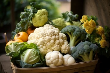 Autumn Vegetable Bounty Display