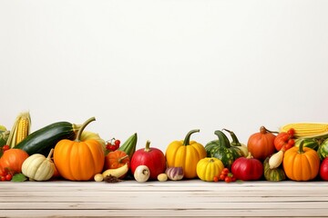Autumn Vegetable Bounty Display
