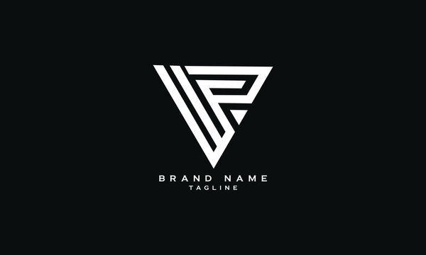 WFP, WPF, FWP, FPW, PFW, PWF, WF, FW, WP, PW, Abstract initial monogram letter alphabet logo design