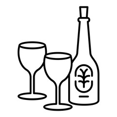 Champagne Icon