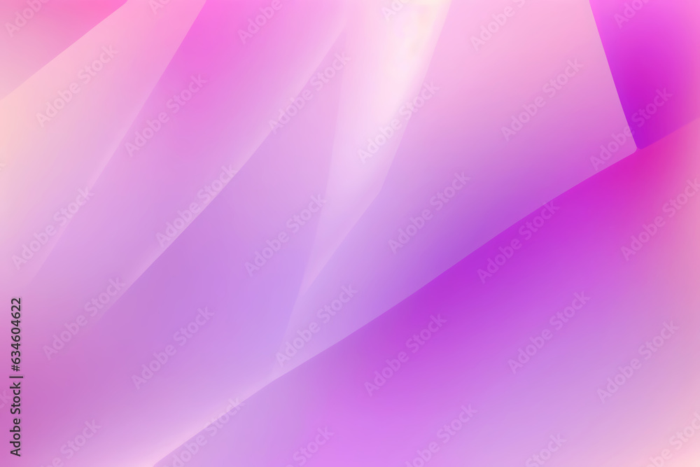 Wall mural neon graphic geometric background. blur pink purple color gradient glowing asymmetric triangle shape